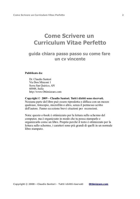 cosa scrivere quando si invia un curriculum